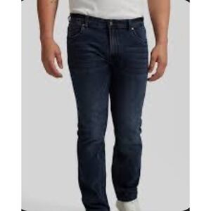 NWT Johnny Bigg Mens Ronnie Tapered Fit Jeans Dark‎ Wash Stretch Denim Size 42